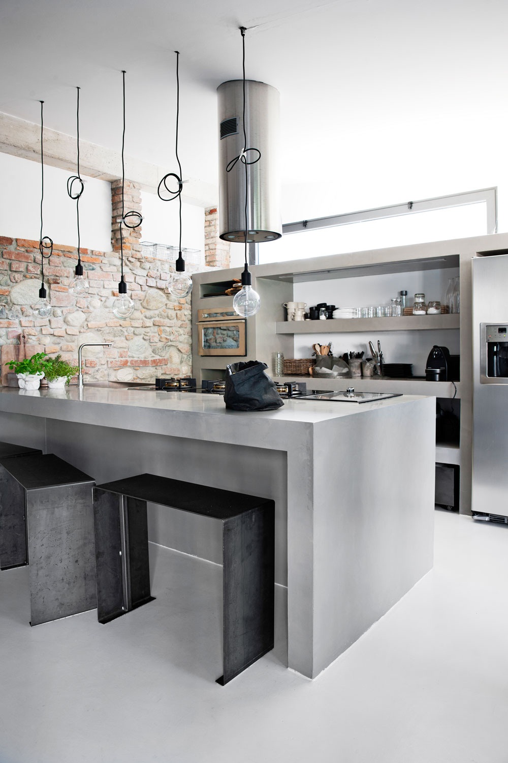 бетонные кухни