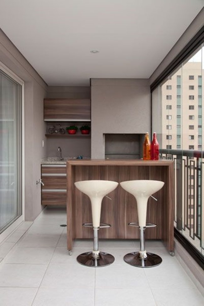 кухня на балконе