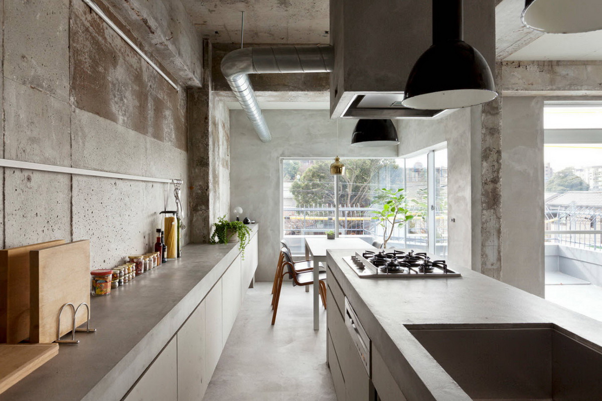 бетонные кухни